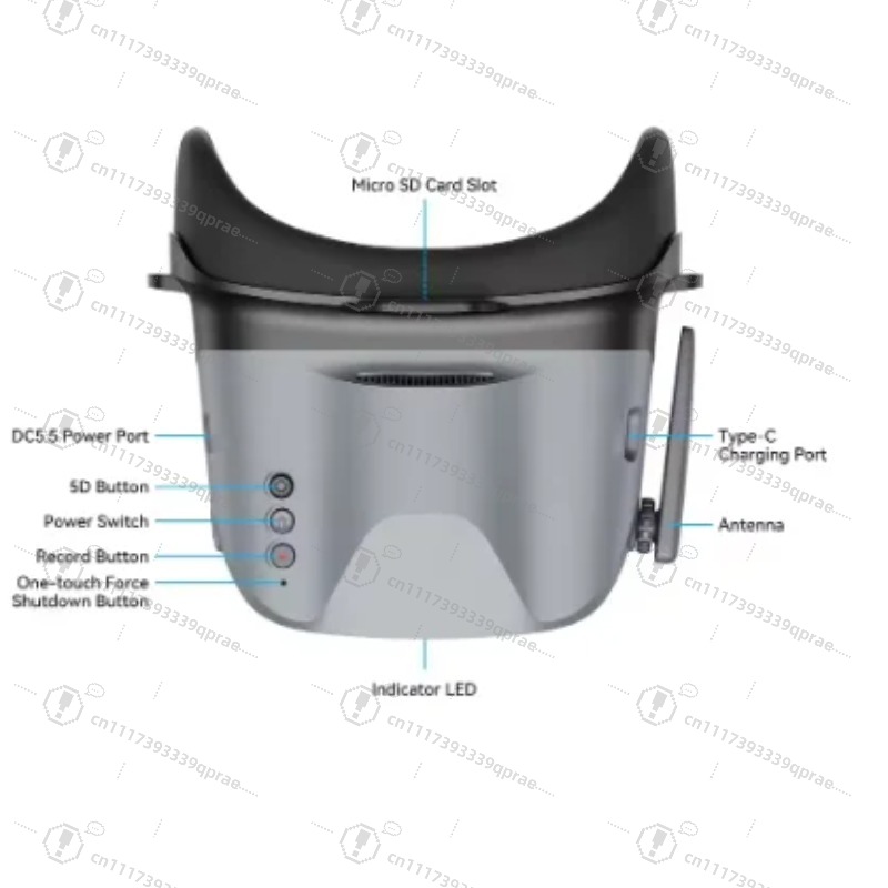 Drone Racing Goggles - Analog FPV Goggles BETAFPV VR04 4.3