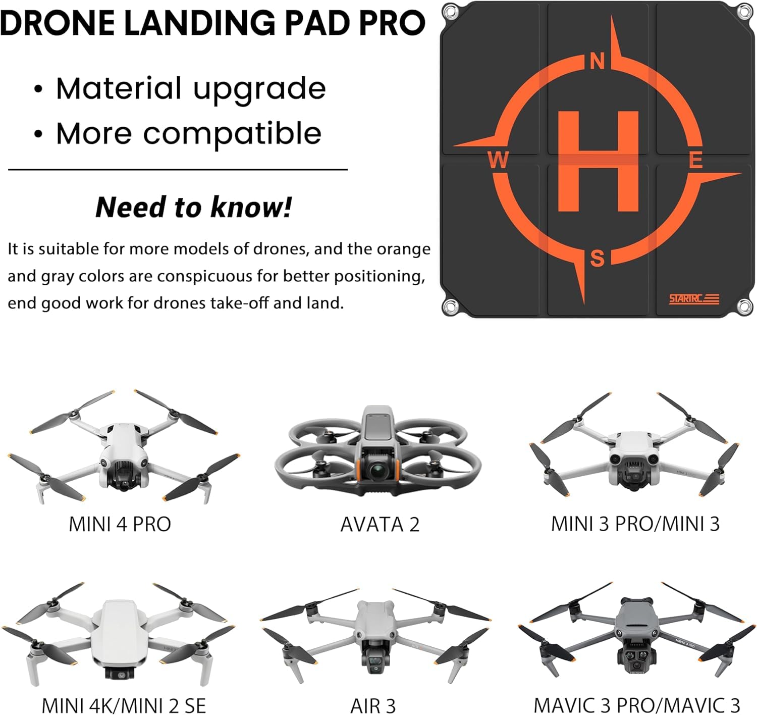STARTRC Drone Landing Pad, Uni - đánh giá và giá Dji Drone Mini 4 Pro