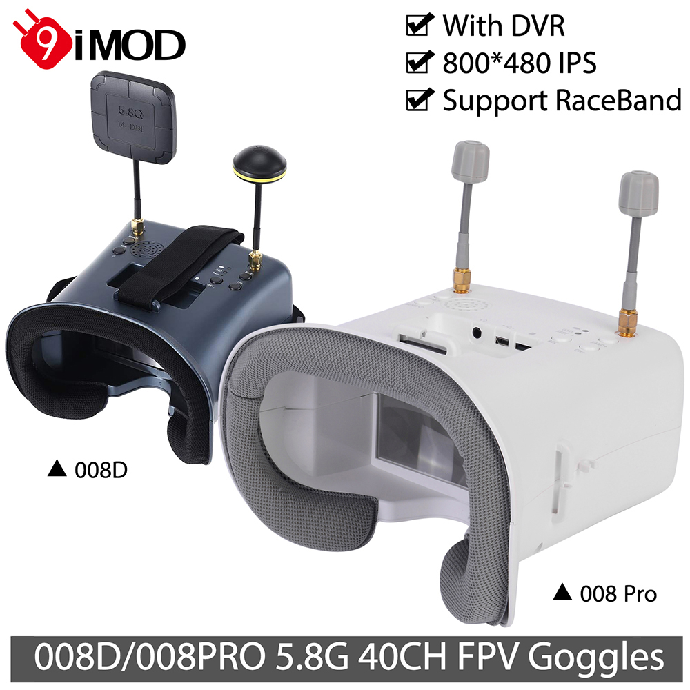 9IMOD 5.8G FPV VR Goggles 008D - đánh giá và giá Drone Racing Goggles